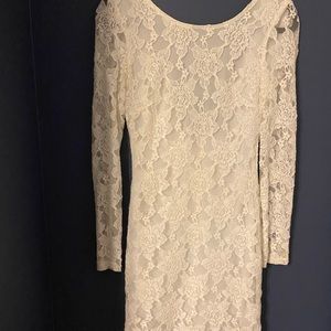 Ivory formal ladies dress